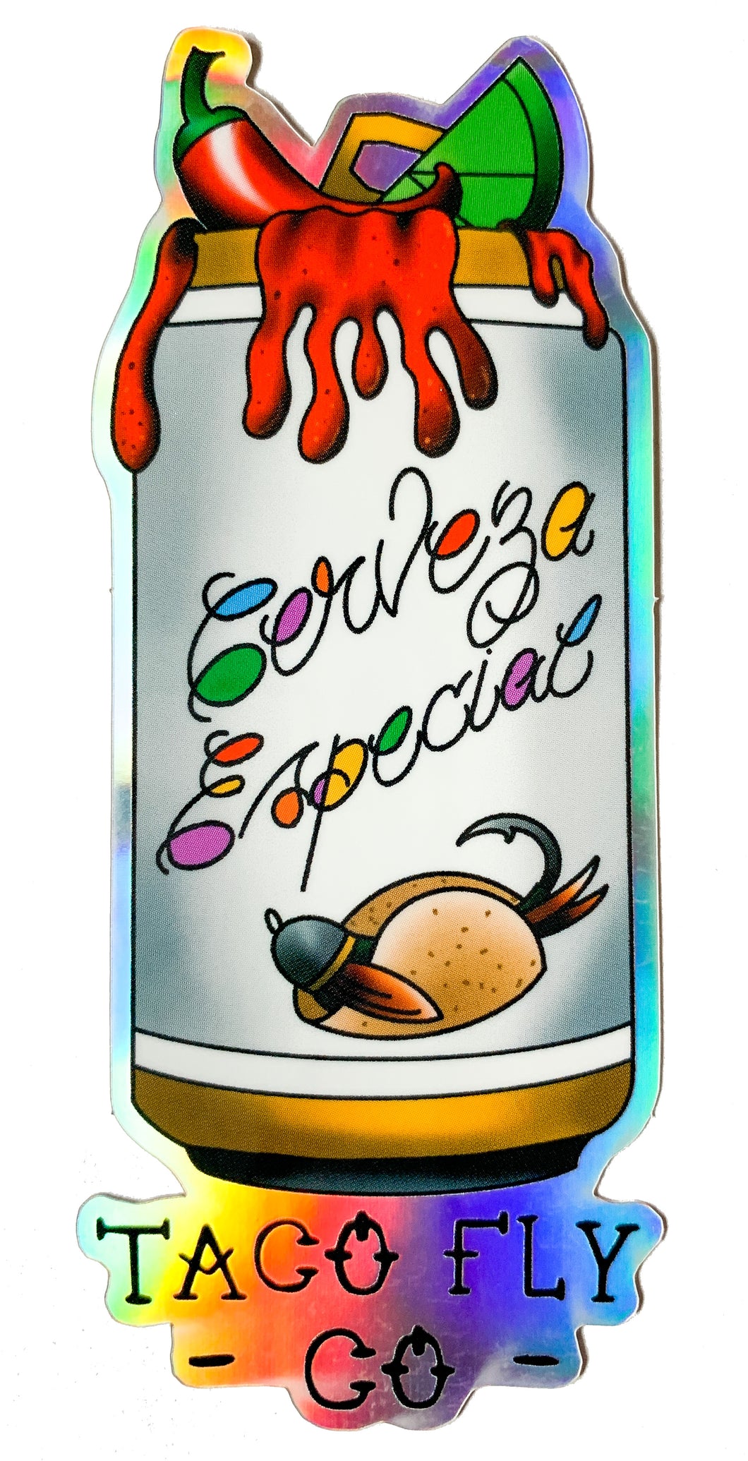 Cerveza Especial Holo Sticker